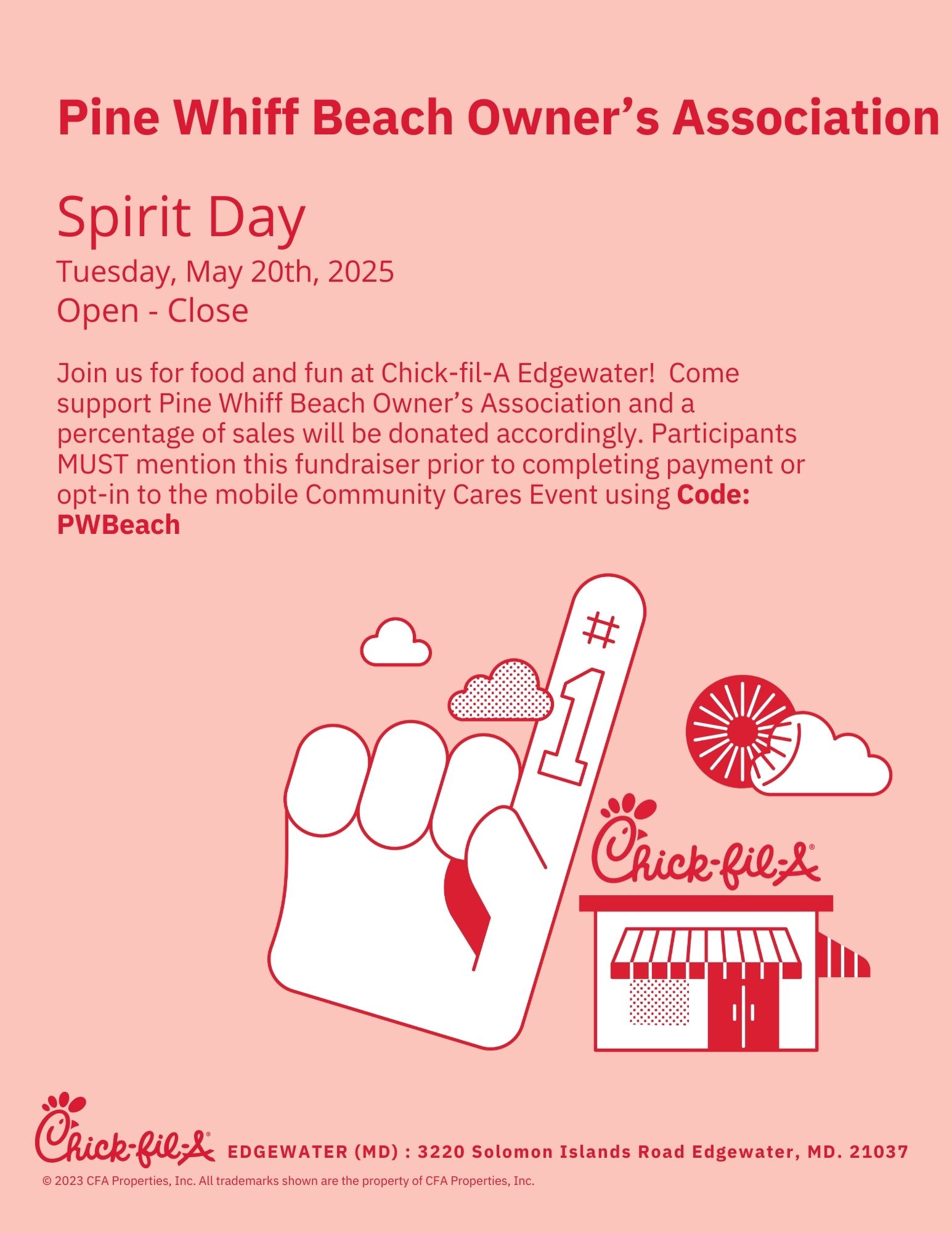 Chick Fil A Fundraiser